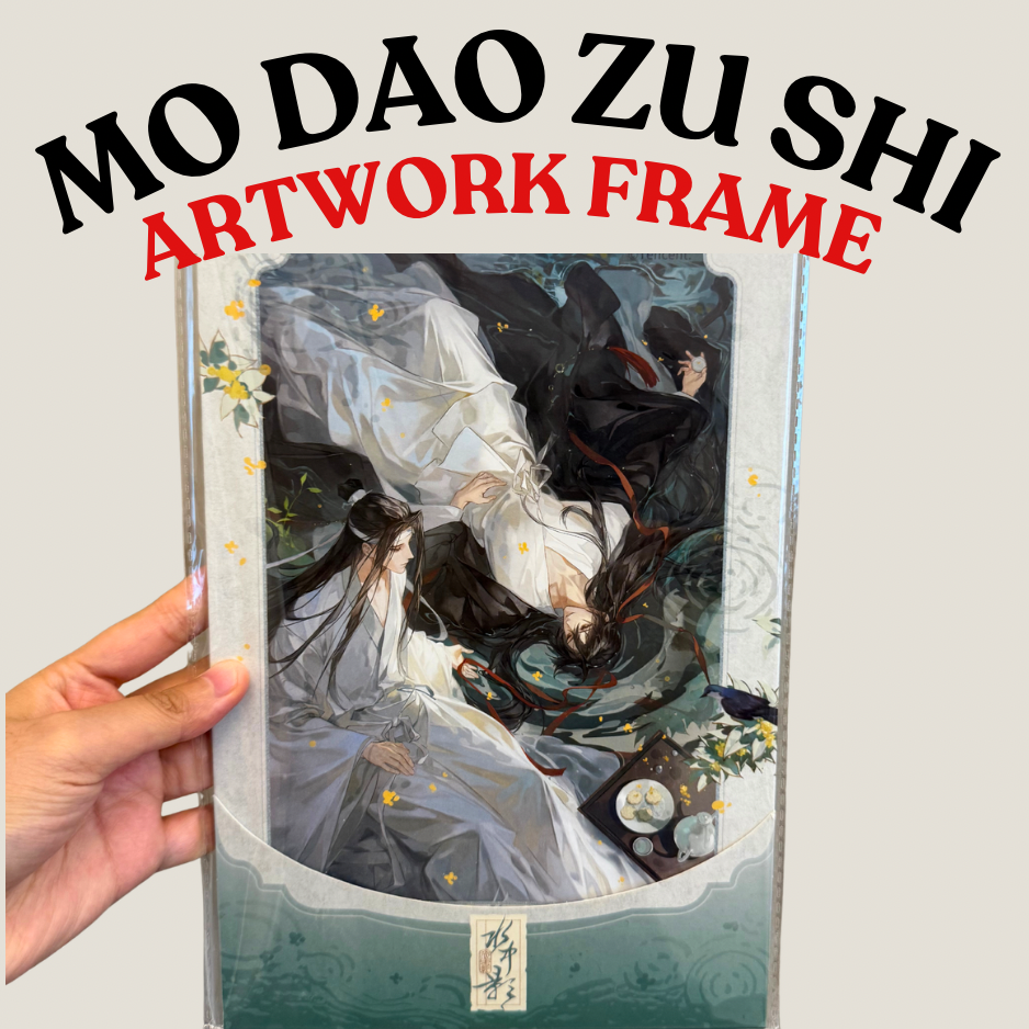 [PRE-ORDER] Grandmaster of Demonic Cultivation Official Merch Wei Wuxian and Lan Wangji Artwork Frame Print