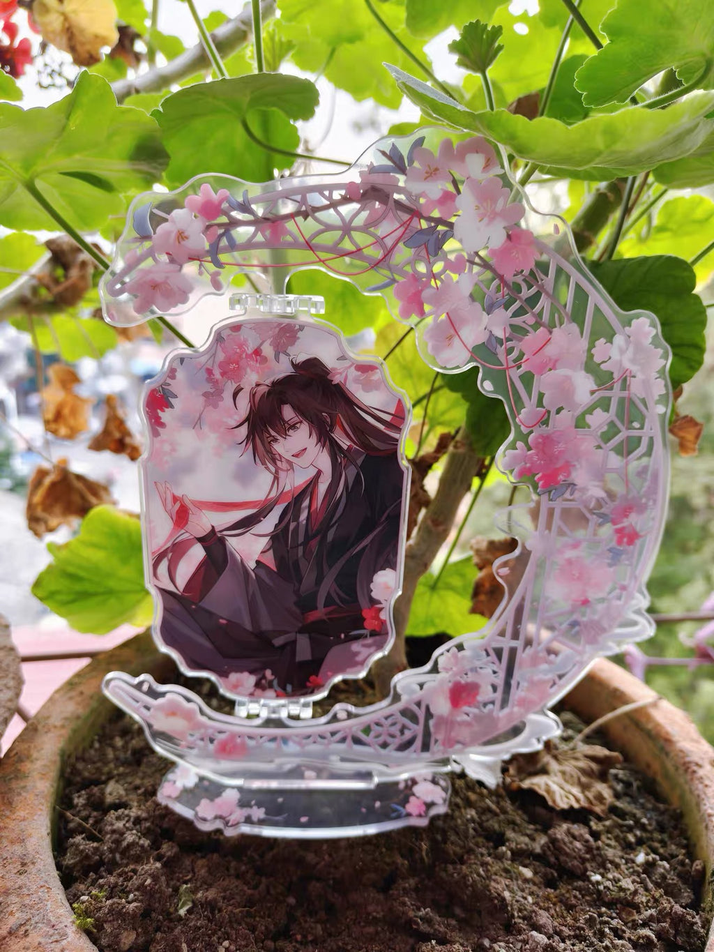 [PRE-ORDER] Grandmaster of Demonic Cultivation Official Merch Wei Wuxian and Lan Wangji Acrylic Rotating Plaque