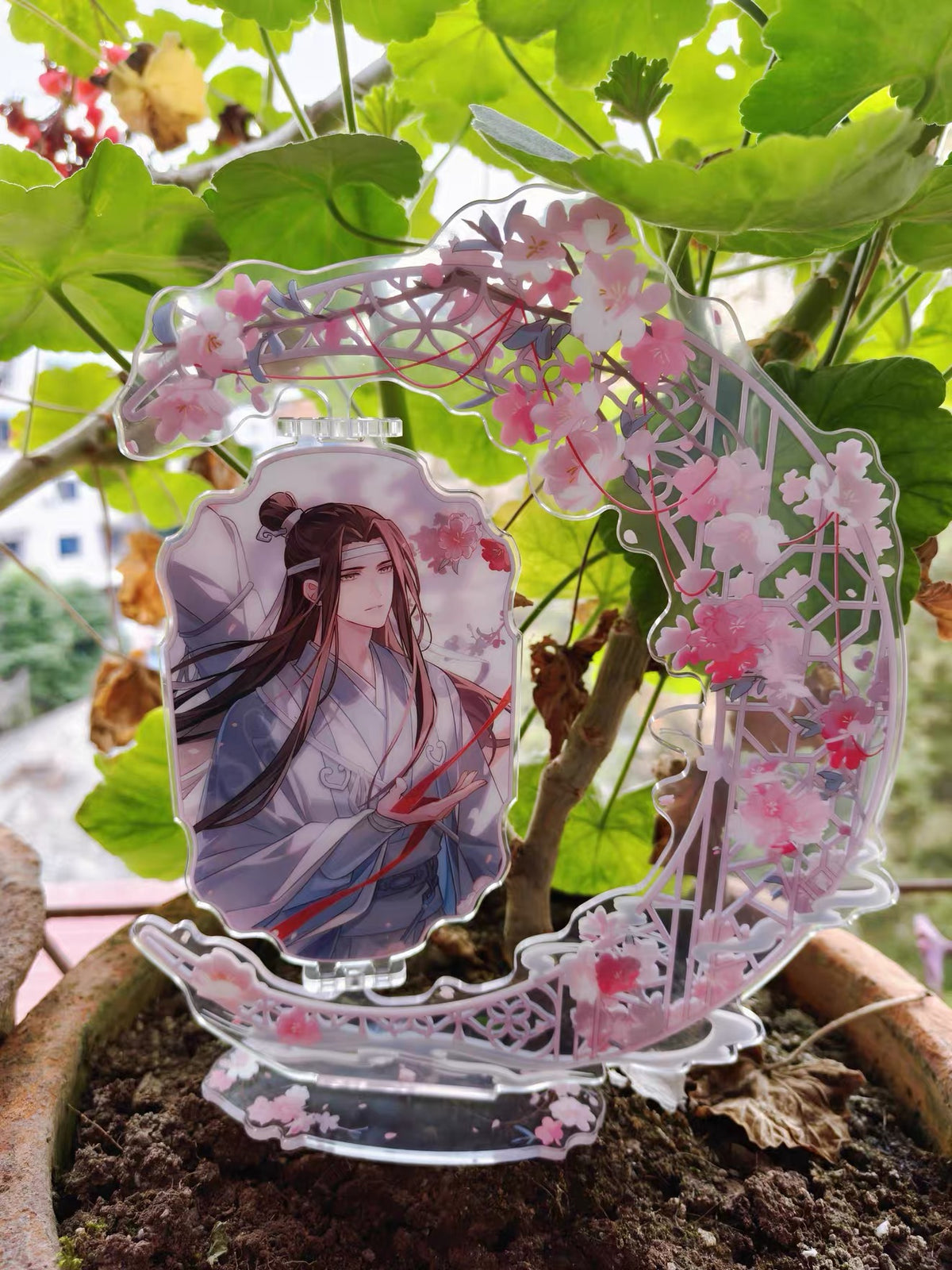 [PRE-ORDER] Grandmaster of Demonic Cultivation Official Merch Wei Wuxian and Lan Wangji Acrylic Rotating Plaque