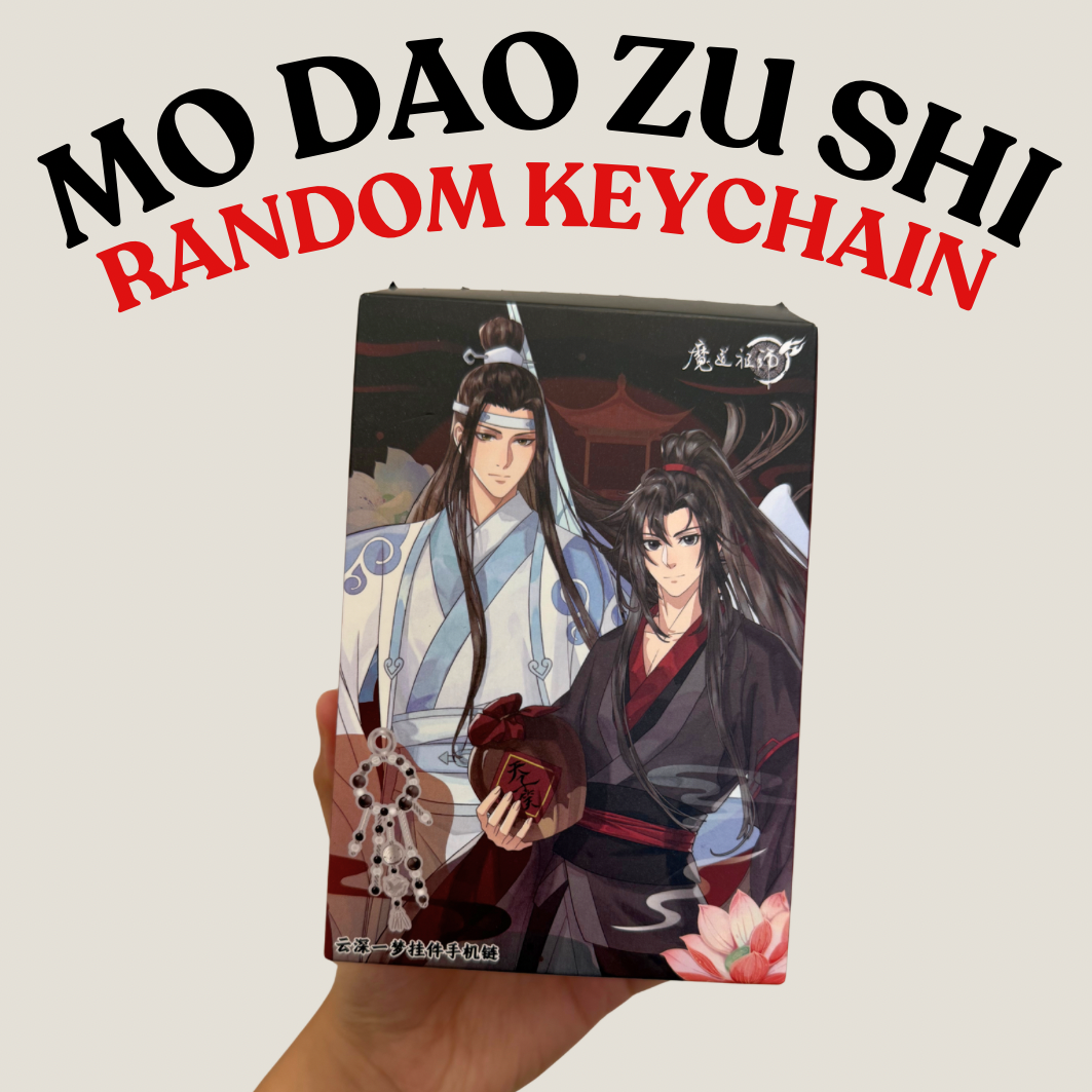 [PRE-ORDER] Grandmaster of Demonic Cultivation Official Merch Wei Wuxian / Lan Wangji Keychain Phone Charm Blind Box 1 of 6